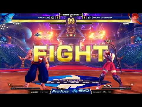 EVO 2018 - Street Fighter V Top 8 - Gachikun vs Fudoh Fujimura