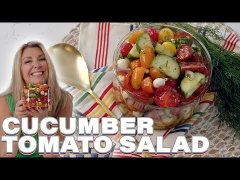 The Ultimate Summer Picnic Recipe! - Tomato Cucumber Salad