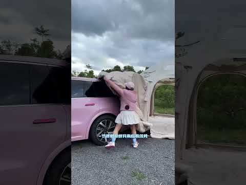 Pink Tent, Pink Heart, welcome to my pink camping world #camping #outdoors