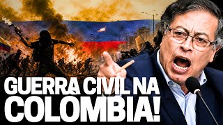GUERRA CIVIL NA COLÔMBIA - Gustavo Petro alega fraude eleitoral, chama protestos e fala em bombas!