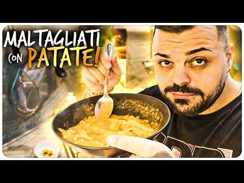 PASTA E PATATE (MALTAGLIATI) - Gustosissimo! In Cucina con JOKER