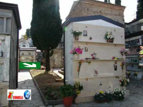 Taglio di due cipressi nel cimitero di Cotronei  TG del 15 11 2010