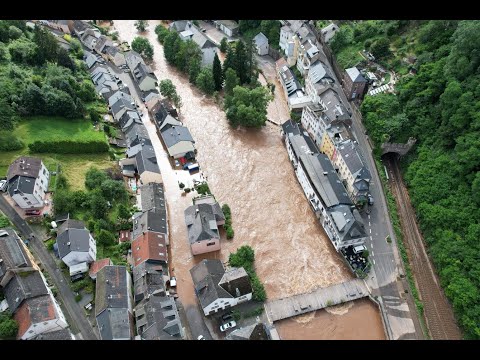 Hochwasser in Kyllburg am 15.07.2021