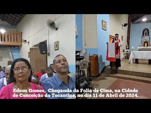 Edson Gomes,  Cheganda da Folia de Cima, na Cidade de Conceição do Tocantins, no dia 11/04/2024.
