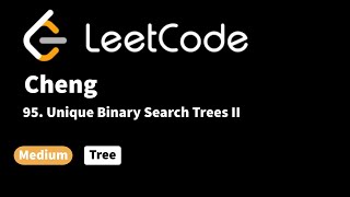 YouTube video 'LeetCode 95. Unique Binary Search Trees II'