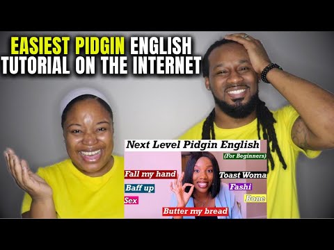 🇳🇬 AMERICAN COUPLE PUT THE EASIEST PIDGIN ENGLISH TUTORIAL ON THE INTERNET TO THE TEST...PART 8😂