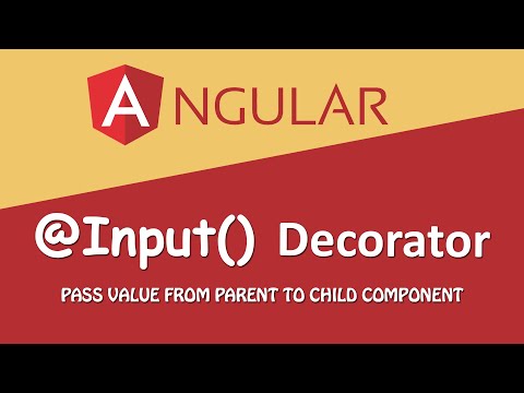 Input Decorator In Angular Pass Data From One Component To Another Angular Angular Tutorial