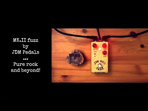 "JDM MK2" Germanium Tonebender Fuzz | 2N1305 Texas Instruments Transistors | Gold Hammerite image 3