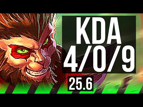 WUKONG vs ZED (JGL) | 4/0/9 | EUW Master | 25.6