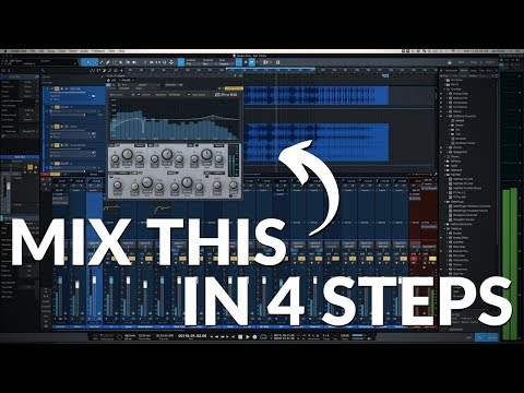 Studio One Minute: My 4 Step Mix Process