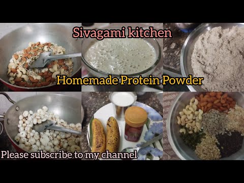 Homemade Protein Powder | Dry Fruits| Banana Shake | Healthy food | Gym Diet | Sivagami kitchen #gym