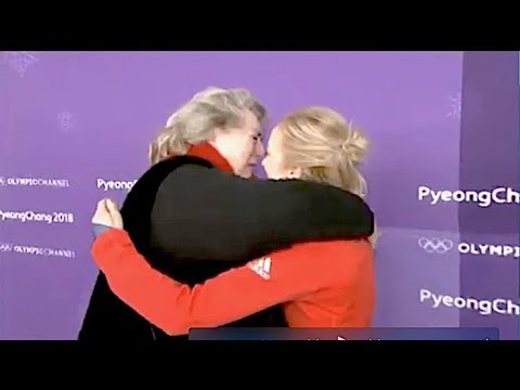 Тарасова рыдает на плече у Савченко после победы на Олимпиаде 2018!