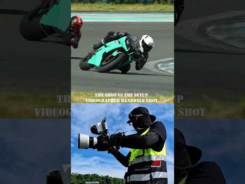 Yamaha R6 The Shot vs The Setup 🫡🔥 #HandHeld #videographer #moto #CameraMan #BTS #shorts #sound fyp