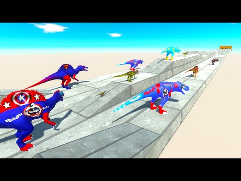 CARNIVORE DINOSAURS RACE Championship - Animal Revolt Battle Simulator ARBS