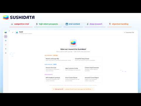 Sushidata 소개 영상