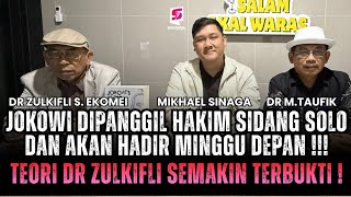 Download lagu JOKOWI TO BE LY SUMMONED TO A SOLO TRIAL NEXT WEEK! DR. ZULKIFLI'S THEORY IS FURTHER PROVEN! mp3