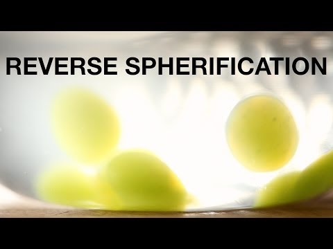 Demonstration of Reverse Spherification - YouTube