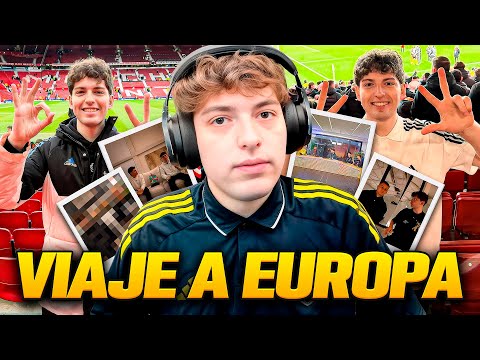 ASI FUE MI VIAJE A EUROPA EN 2026: VLOGS, ANECDOTAS, ESTADIOS y FUTBOLISTAS...