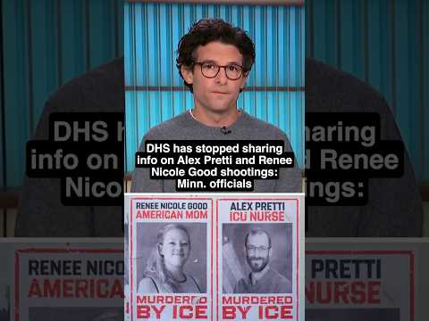 DHS has STOPPED sharing info on Alex Pretti and Renee Nicole Good shootings: Minn. officials