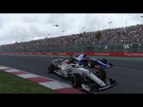 F1 2018 Career Mode Part 5 - Spain Battle With Pierre Gasly!?