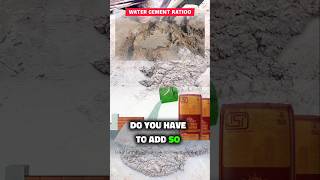 Water 💦Cement Ratio ✅🧱 what should it be ❓#civilwork #jjm #construction #civilengineering
