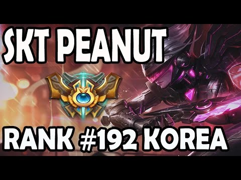 SKT Peanut picks FIORA TOP vs OLAF - Rank #192 Korea (Smurf)