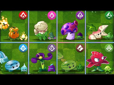Random 8 Best Plants + Mint Battlez - Which Plant Team is Best? - PvZ 2 Challenge