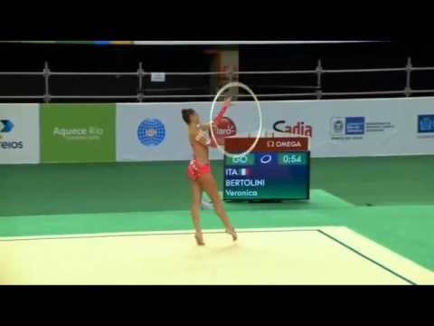 Veronica BERTOLINI (ITA) Hoop -  Test Event 2016 Qual