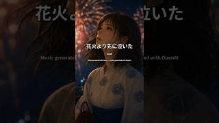 花火より先に泣いた / noah【オリジナル曲・AI Music Video】 #ai音楽 #オリジナル曲