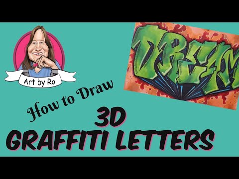 How to Draw 3D Graffiti Letters