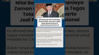 Gus Mus Tegas Tolak Pemberian Gelar Pahlawan ke Soeharto: Orang NU Kalau Setuju, Gak Ngerti Sejarah