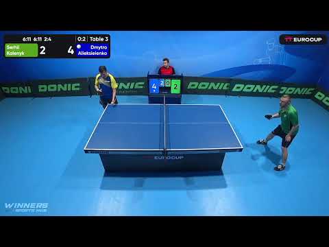 10:20 Serhii Kalenyk 0 - 3 Dmytro Alieksieienko 27.04.2023 TT Euro.Cup Ukraine Master. Table 3