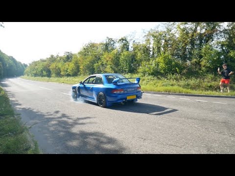 MODIFIED!! Cars Leaving TUCKED At The Circuit:   Burnouts, Donuts, Power Slides etc