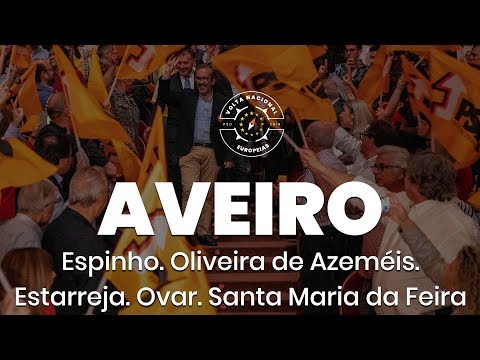 Volta Nacional #Europeias2019: Aveiro