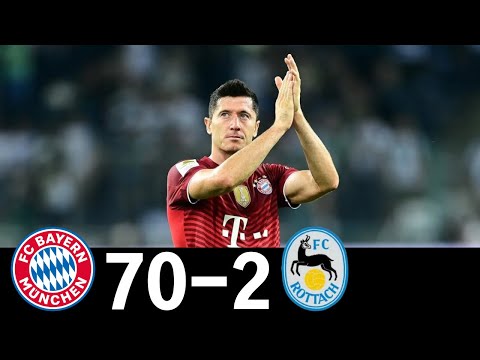 Bayern Munich vs Rottach Egern 70-2 - All Goals & Highlights (Last Matches)