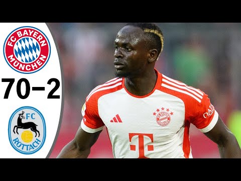 Bayern Munich vs Rottach Egern 70-2 - All Goals & Highlights (Last 3 Matches)