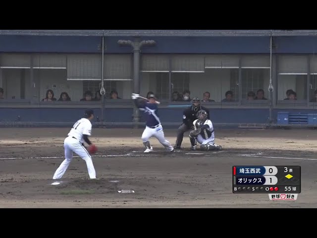 【3回表】3連打で同点!! ライオンズ・森のタイムリーヒット!! 2019/3/13 B-L