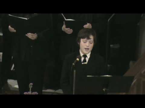 Johannes Jaeschke 12 år framför Hear My Prayer av F. Mendelssohn