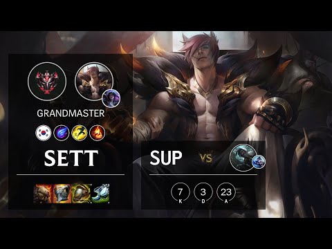 Sett Support vs Senna - KR Grandmaster Patch 10.14