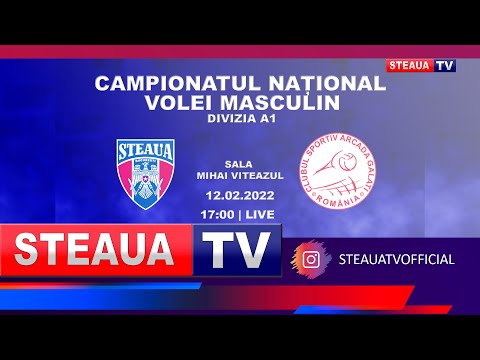 Steaua București - CSM Arcada Galați | VOLEI MASCULIN DIVIZIA A1 |