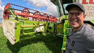 Sutvarkytas Claas Lexion 460: Pirma kūlimo diena + vaizdai iš drono! 🚁🌾