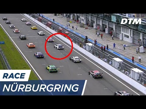 Penalty for Maxime Martin - Start Race 2 - DTM Nürburgring 2017