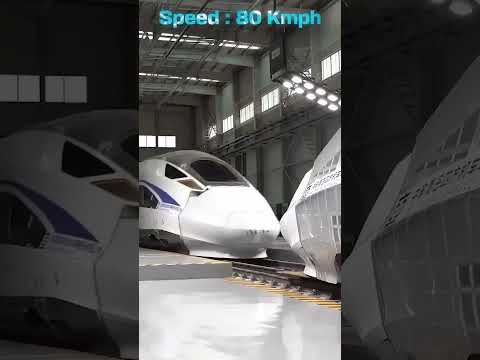 Bullet train crash test