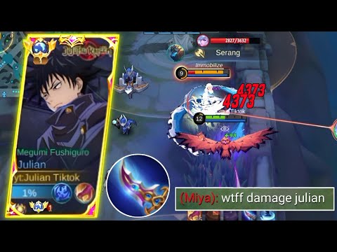 21 KILLS!! NEW BUILD JULIAN HEPTASES 100% BROKEN DAMAGE | JULIAN BEST BUILD 2023 | MLBB