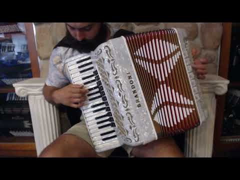 BRAN130CWG - White Gold Brandoni Classic 130 Piano Accordion LMMM 37 120 $5499
