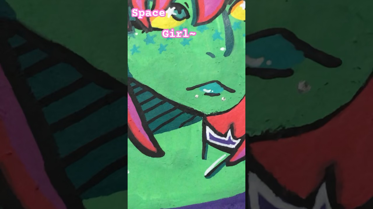Space girl~ #art #artist #artwork #aliengirl #gachatuber #arts #artsandcrafts #spacegirl #alienart