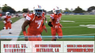 Rummel 38, Riverside 34 (Week 3 Full Game) - Offenses Total 1,000+ Yards in Shootout