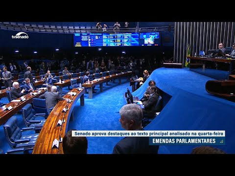 Senado conclui votação de projeto das emendas, com rejeição ao bloqueio pelo Executivo
