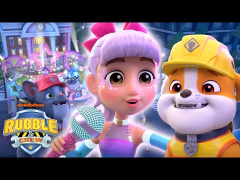 Rubble & Charger Build a Fun Concert for Sierra Sparkle! | Rubble & Crew