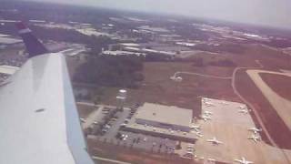 preview picture of video 'TakeOff from Greensboro NC US Airways CRJ-200'